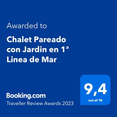 Chalet Pareado Con Jardin En 1ª Linea De Mar Burela Exterior photo